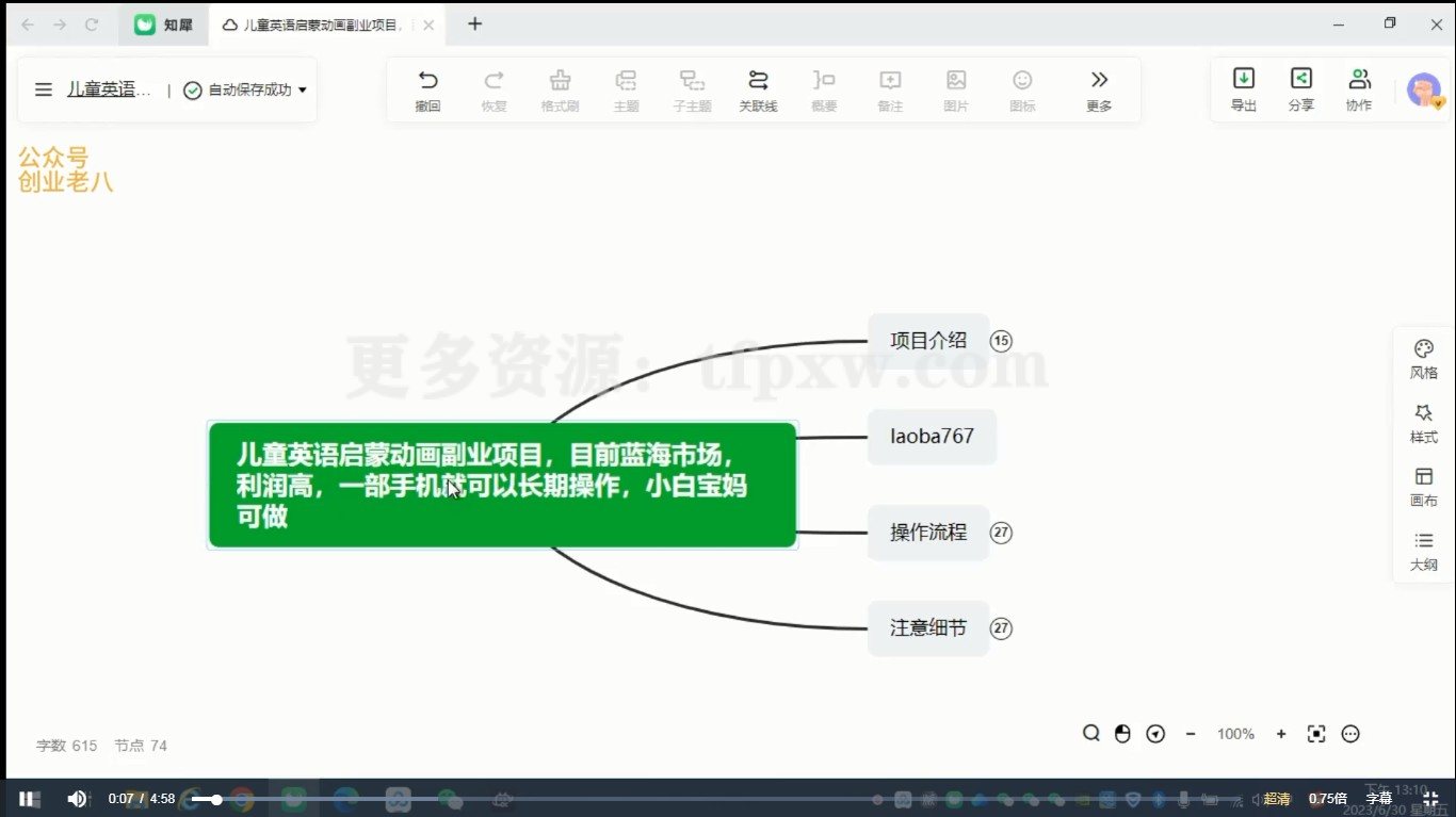 儿童英语启蒙动画项目，一部手机可以操作，日入400+插图1