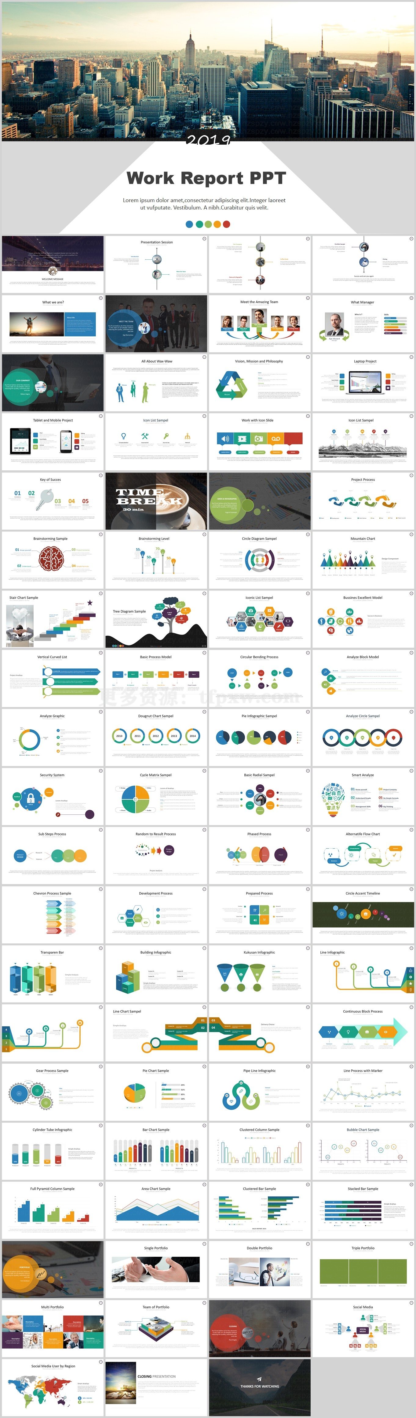 120套高档精美PPT工作汇报PPT模板（共1.28G）插图3