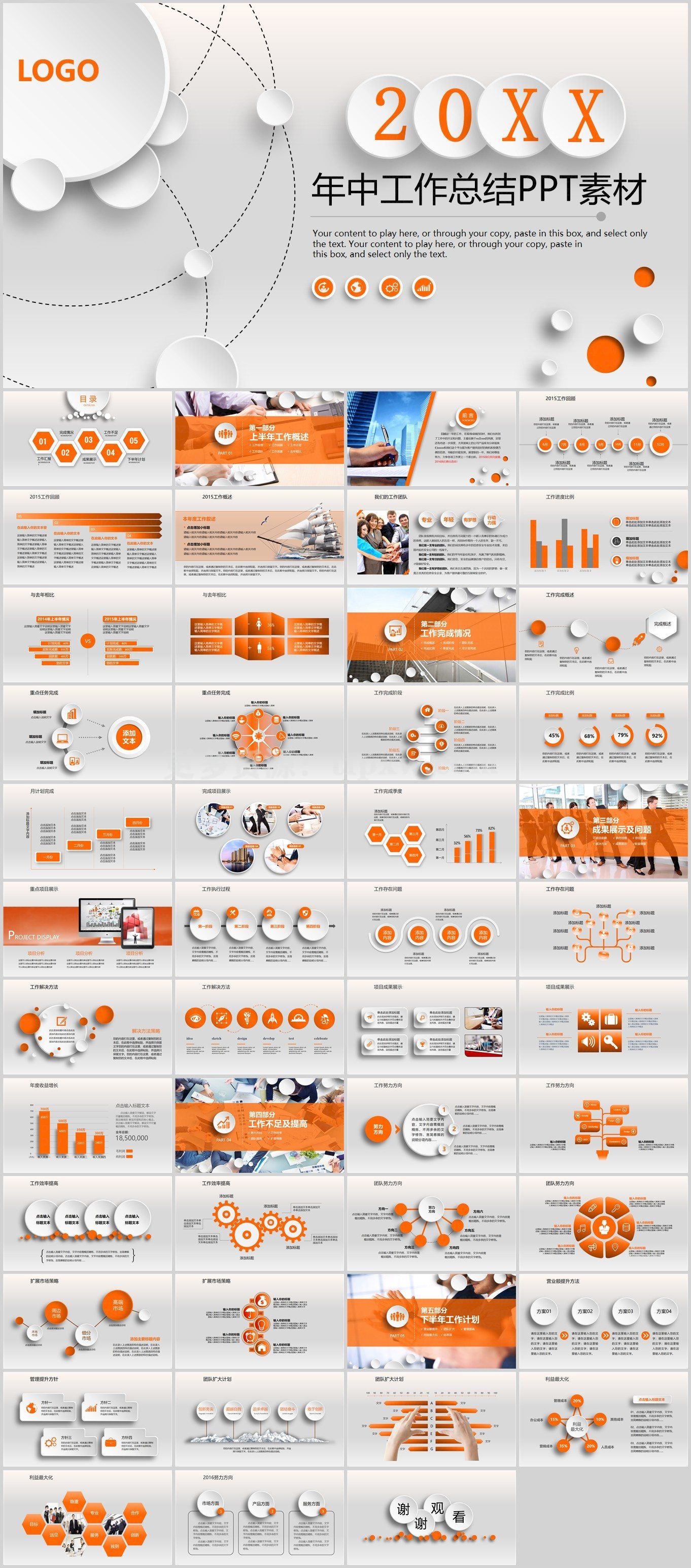 120套高档精美PPT工作汇报PPT模板（共1.28G）插图1