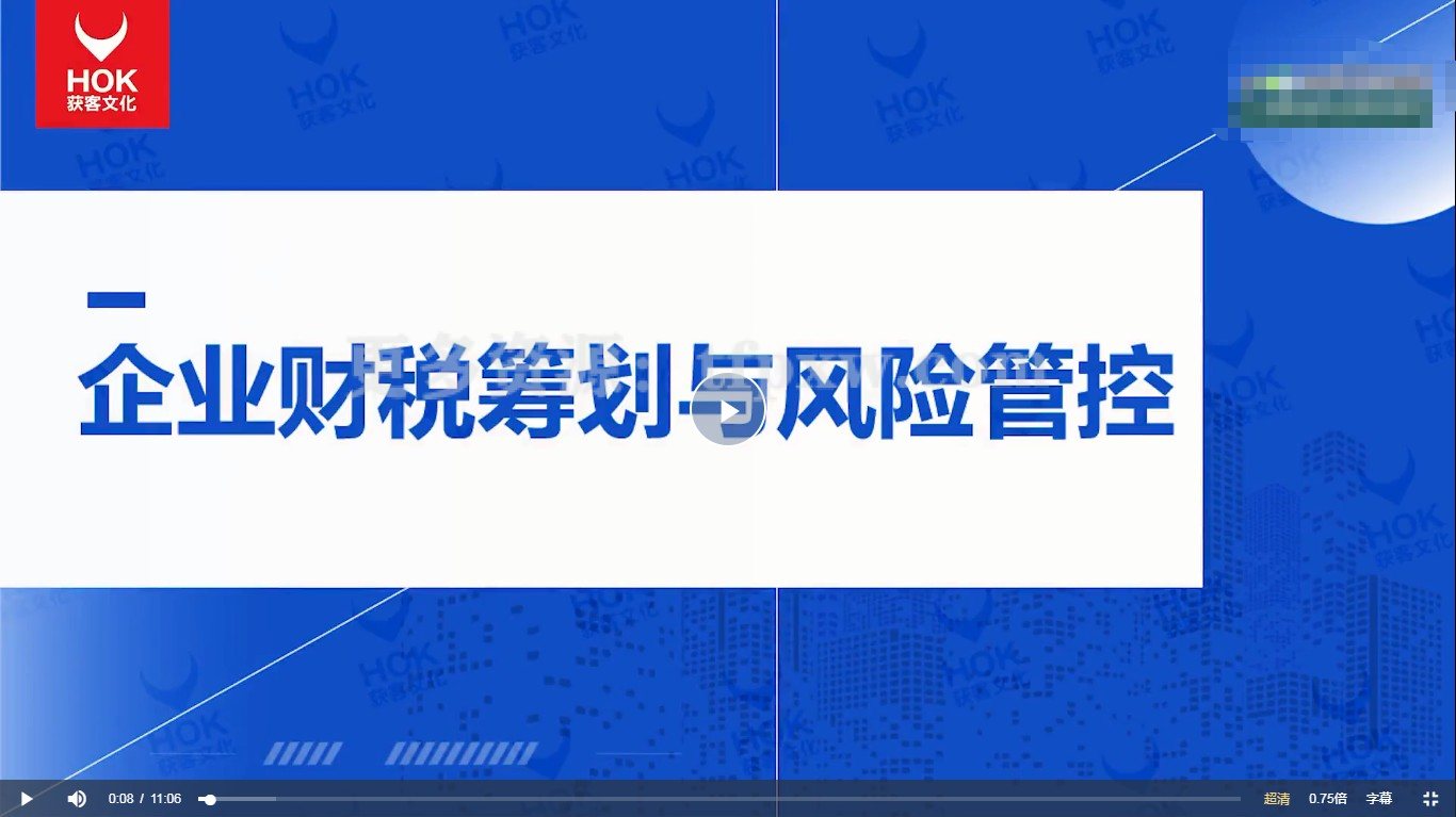 王葆青：企业财税筹划与风险管控插图