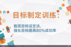 12堂极简行动力训练课，让你真正“说到做到