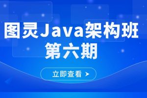 图灵Java架构班第六期（价值12880元）