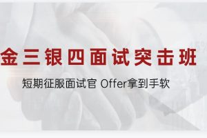 tu灵课堂-金三银四面试突击班