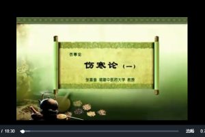 伤寒论：张喜奎-福建中医药大学（全26讲完整版）