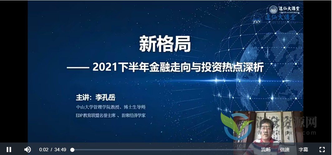 李孔岳-新格局--2021下半年中国金融股市走向与投资热点深析4节插图