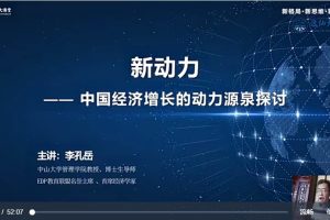 李孔岳-新动力-中国经济增长的动力源泉探讨