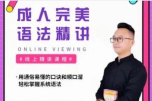 新概念马老师-完美英语语法视频精讲