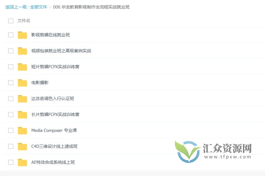 影视制作全流程实战就业班全套课程插图1