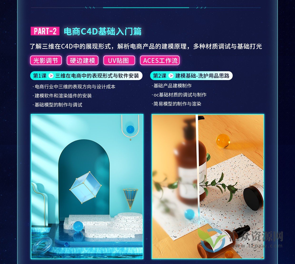 黄小鑫零基础电商C4D实战班第2期插图2