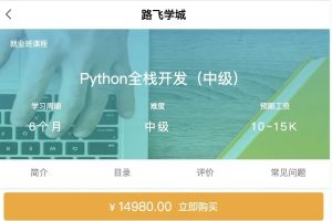 Python-路飞学城 新版 Python全栈开发（中级）