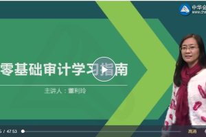 审计上岗学习训练营（视频+讲义）