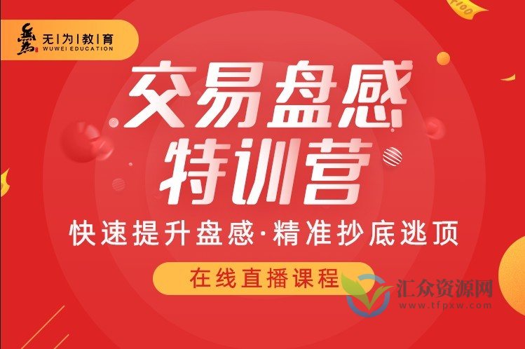 无为258期交易盘感特训营插图 无为258期交易盘感特训营插图