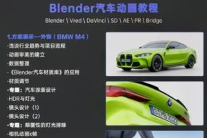 阿多尼斯硕Blender汽车动画教程