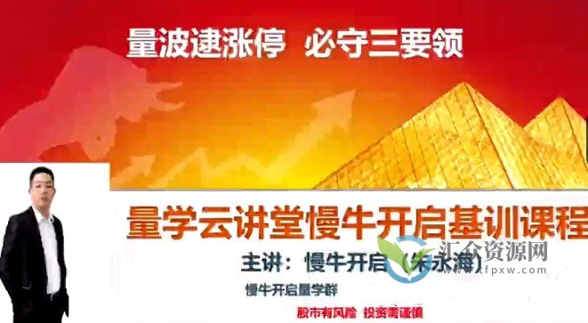 量学云讲堂朱永海《慢牛开启》第40期插图