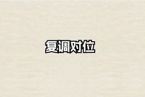 复调对位教程