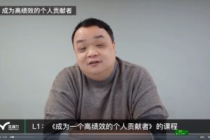 老曾-L1_成为高绩效的个人贡献者 55节视频课