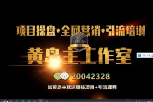 黄岛主收费培训《拼夕夕虚拟变现项目陪跑训练营3期》单天纯利润50-500元