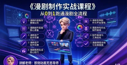 智能体视频生成实战：从0到1跑通漫剧制作全流程，打造爆款短剧完整教程插图