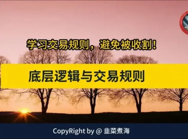 《交易底层逻辑与交易规则》：韭菜煮海教你掌握股市进阶必修课，揭秘核心交易法则插图