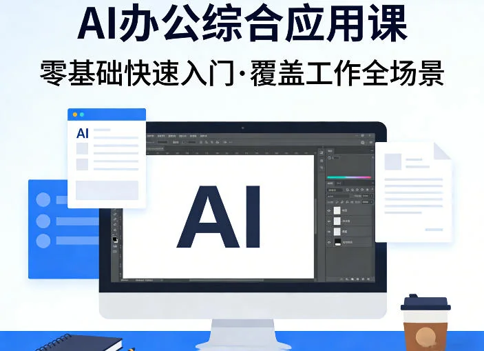 AI办公综合应用课:零基础快速入门指南,高效掌握职场核心场景实战技巧插图 AI办公综合应用课:零基础快速入门指南,高效掌握职场核心场景实战技巧插图