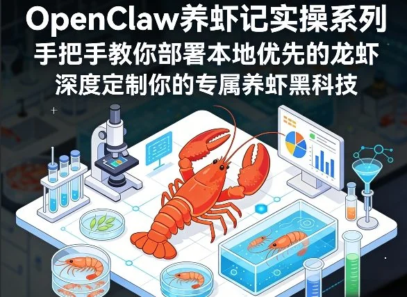 OpenClaw养虾实操指南:手把手部署本地优先龙虾系统,深度定制专属养殖技术方案插图 OpenClaw养虾实操指南:手把手部署本地优先龙虾系统,深度定制专属养殖技术方案插图