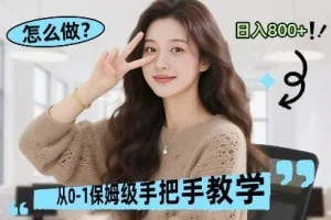 揭秘高转化电商盈利模式：可复制的线上运营项目，日入8张订单实战解析