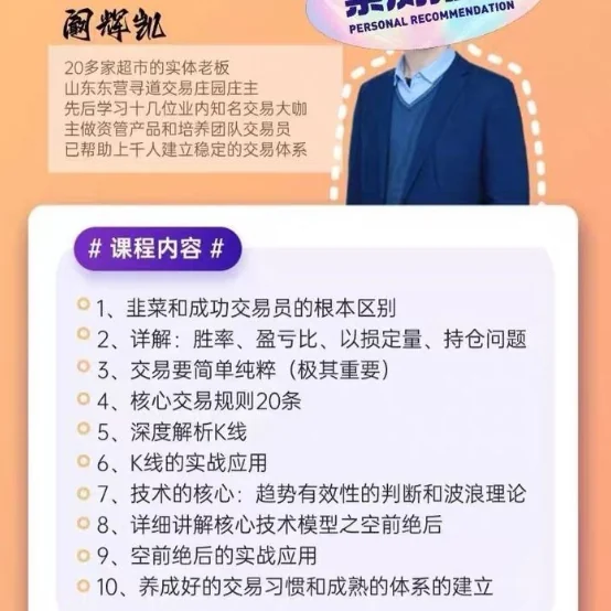 阚辉凯核心交易技术与理念解析：掌握成功交易的关键策略插图