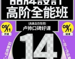 卢帅品牌设计高阶班第14期2025年招生：专业品牌策略与视觉设计提升课程