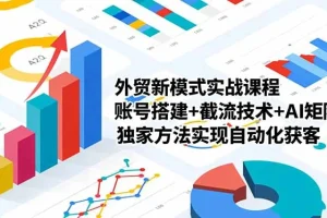 大卫老师外贸社媒获客训练营：账号搭建、AI矩阵与截流技术实战，掌握自动化获客新方法