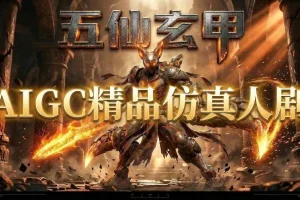 AIGC精品仿真人短剧实操教学：五仙玄甲风保姆级制作全流程解析