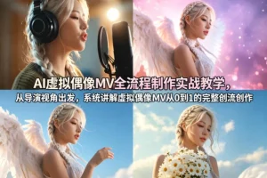 AI虚拟偶像MV制作全流程实战教学：导演视角详解从0到1的完整创作指南