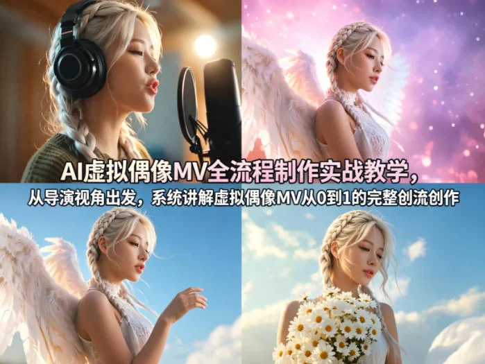 AI虚拟偶像MV制作全流程实战教学:导演视角详解从0到1的完整创作指南插图 AI虚拟偶像MV制作全流程实战教学:导演视角详解从0到1的完整创作指南插图