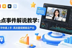 大V亲授热点事件解说技巧：新手快速上手指南，轻松制作高流量爆款视频