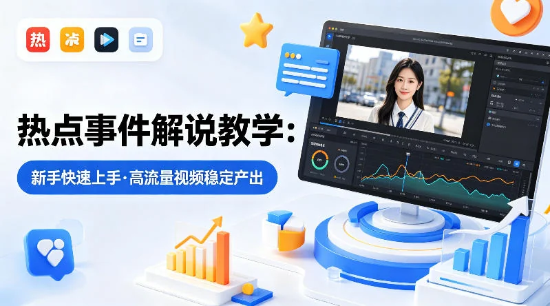 大V亲授热点事件解说技巧：新手快速上手指南，轻松制作高流量爆款视频插图