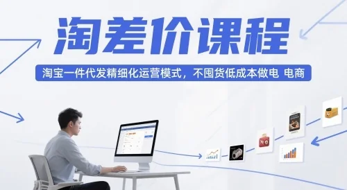 大猫淘差价课程:淘宝一件代发精细化运营指南,零囤货低成本电商实战(最新版)插图 大猫淘差价课程:淘宝一件代发精细化运营指南,零囤货低成本电商实战(最新版)插图