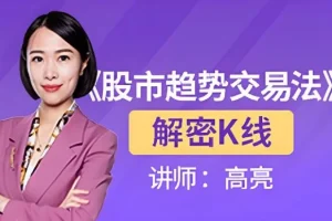 财学堂高亮老师K线视频课程：5集解密K线形态与实战技巧