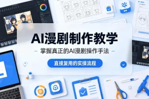 AI漫剧制作全攻略：从入门到精通的实操流程与核心技巧解析