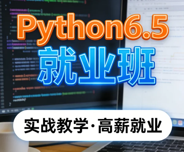 Python 6.5就业班：系统学习编程，高薪就业实战课程插图
