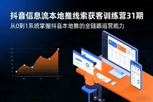 抖音信息流本地推线索获客训练营31期：0基础系统掌握抖音本地推全链路运营（2025更新版）