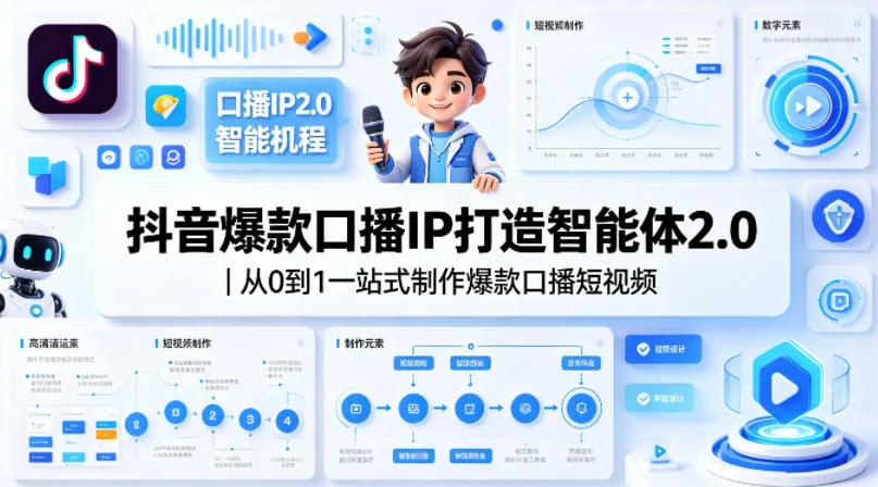 抖音口播IP打造智能体2.0：从0到1一站式制作爆款短视频指南插图