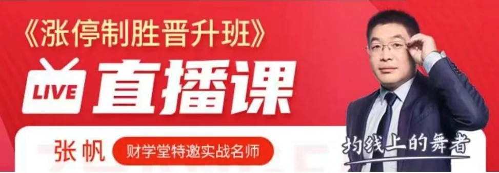 提升涨停制胜技能｜张帆抓板晋升班精品小班课（实战技巧）插图