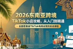 2026东南亚TikTok小店运营实战指南：从入门到精通，跨境电商全攻略（4月更新）