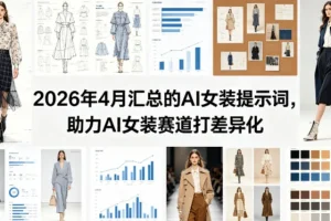 2026年4月AI女装提示词汇总，打造差异化女装赛道核心技巧