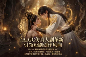 AIGC仿真人《合欢宗》短剧教学：零门槛解锁跨时空爱恋，高品质重构短剧生态