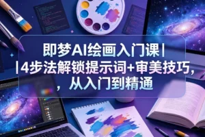 即梦AI绘画入门指南：4步掌握提示词与审美技巧，从新手到精通