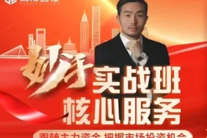 缪竹梁高阶妙手实战班：跟庄高手老缪直播课，掌握庄股实战技巧