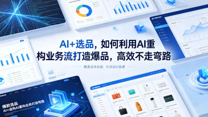 AI选品实战指南:用人工智能重构业务流,高效打造爆品少走弯路插图 AI选品实战指南:用人工智能重构业务流,高效打造爆品少走弯路插图