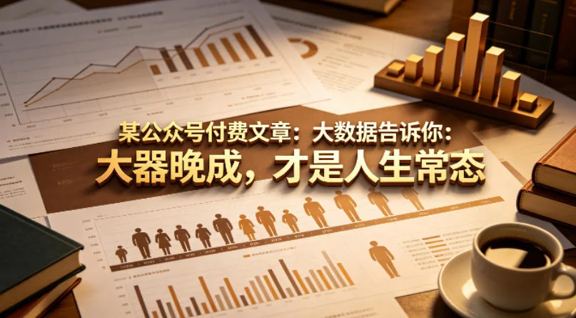 大数据揭示：大器晚成，才是人生常态的真相插图