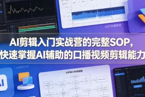 AI剪辑入门实战营:完整SOP助你快速掌握AI辅助口播视频剪辑技巧