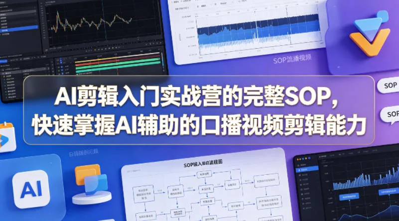 AI剪辑入门实战营：完整SOP助你快速掌握AI辅助口播视频剪辑技巧插图